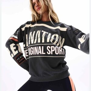 PE Nation Westbrook Sweater in Dark Shadow